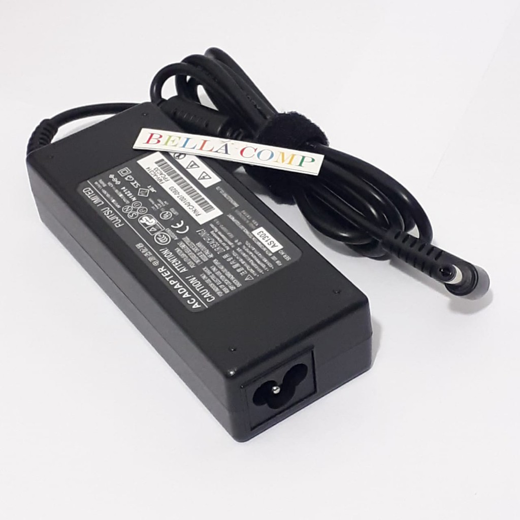 Adaptor Charger Original Laptop Fujitsu Lifebook A512 A530 19V 4.22A T4010 A1300 S2210 E2000 Amilo