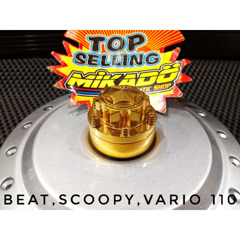 Tutup tromol dan velg racing belakang matic honda beat scoopy vario110 cover original heng thailand