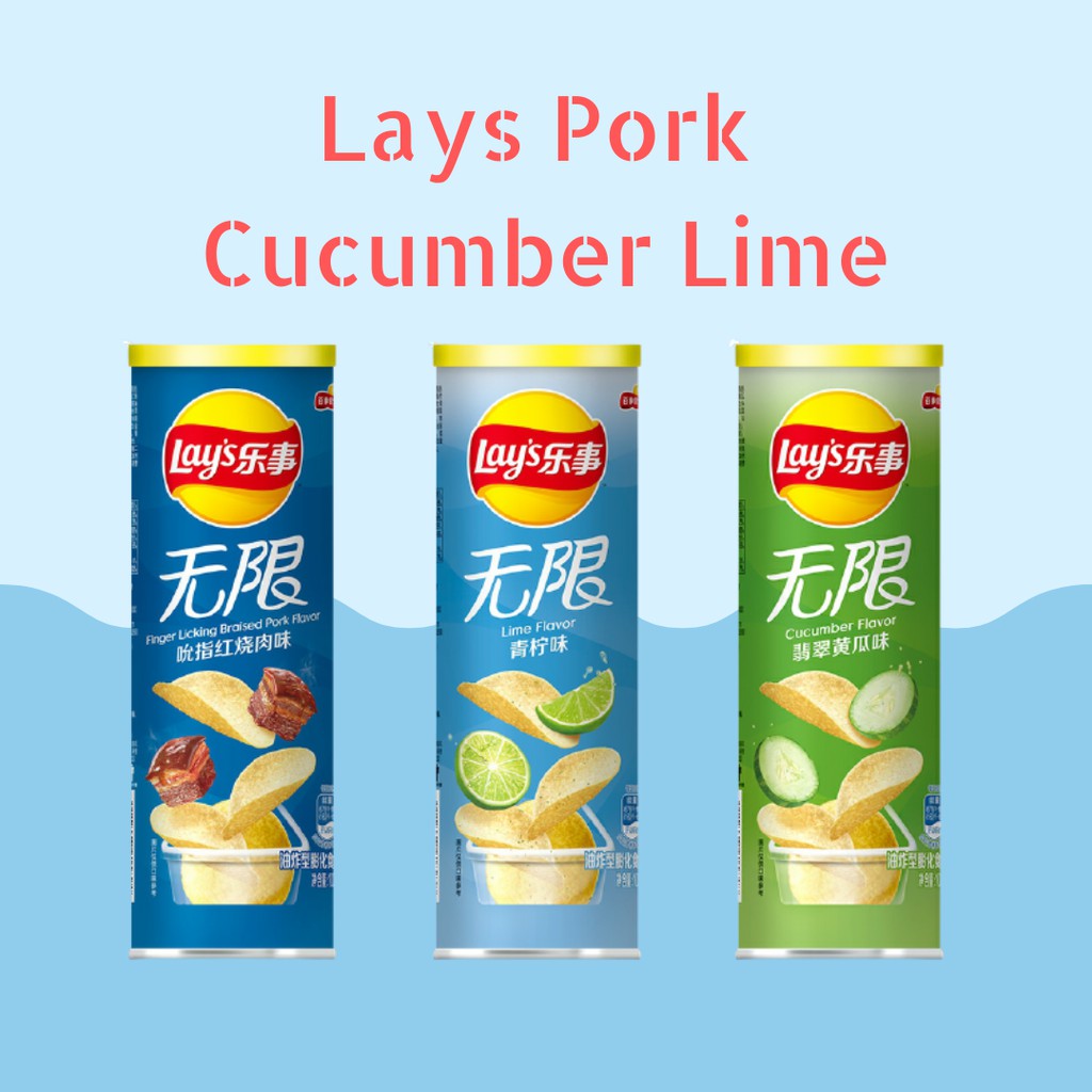 

Lays Import China Lays Stax Aneka Rasa/Snack Import乐事薯片