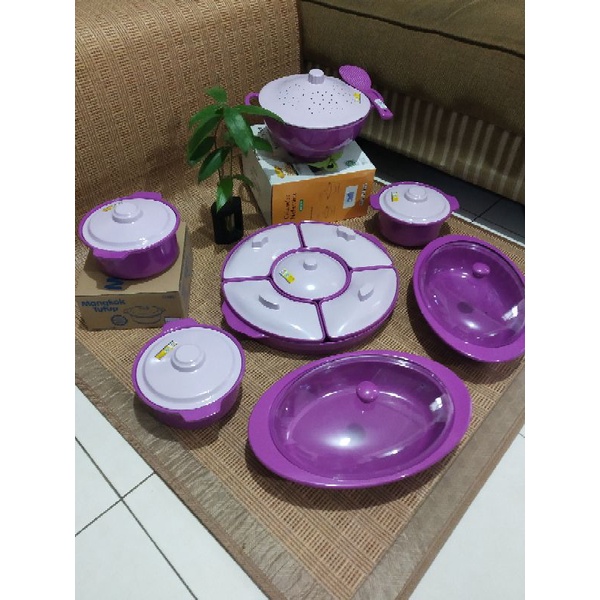 Dinner set Prasmanan set melamin - golden dragon