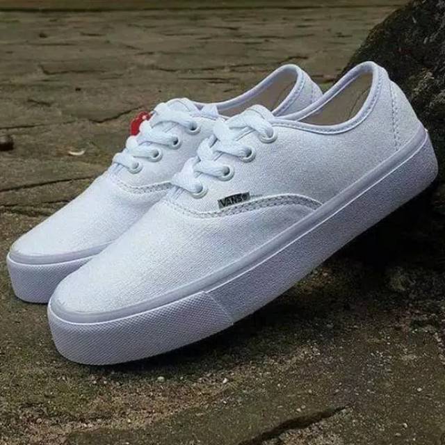 vans full white
