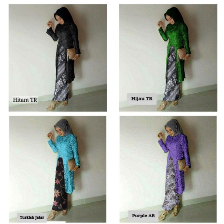 kebaya wisuda - seragam pagar ayu - baju kondangan - kebaya kutubaru XXL - kebaya modern - kebaya re