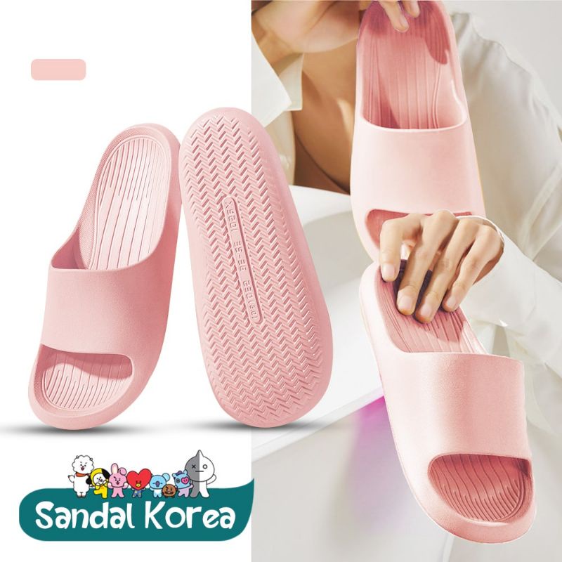 Sandal Wanita Slip On Sandal Cewek Korean Style Murah Empuk Anti Selip Sendal