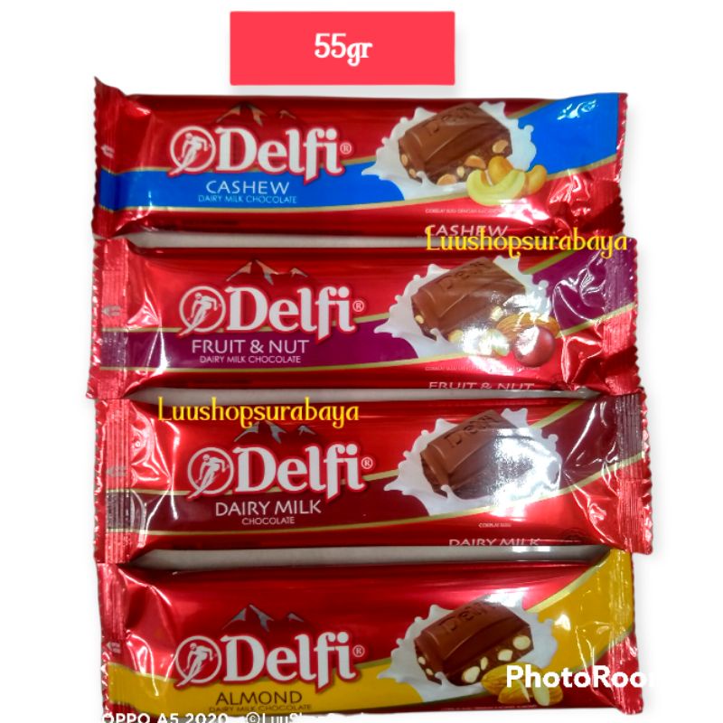 

Delfi Cokelat Coklat Delfi Dairy Milk 40gr Milk/Cashew/Almond