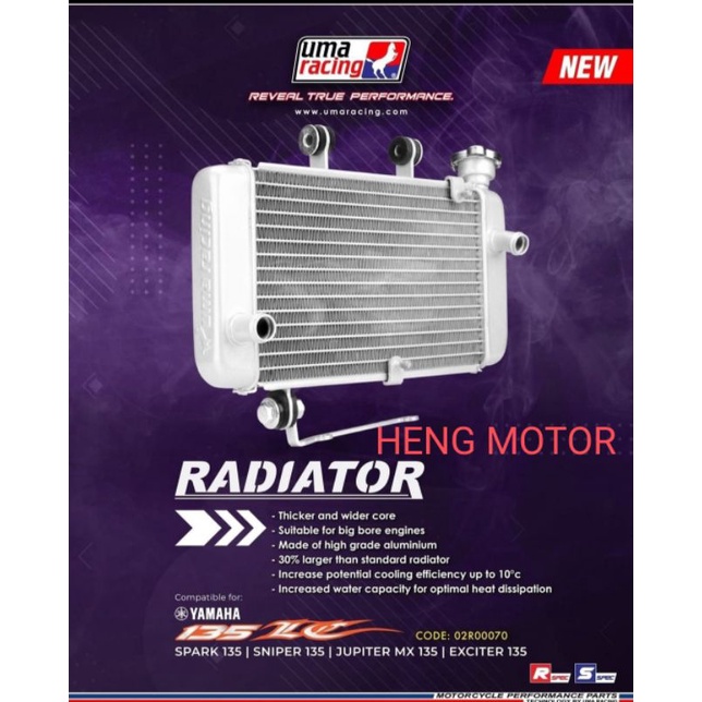 RADIATOR UMA RACING YAMAHA JUPITER MX 135
