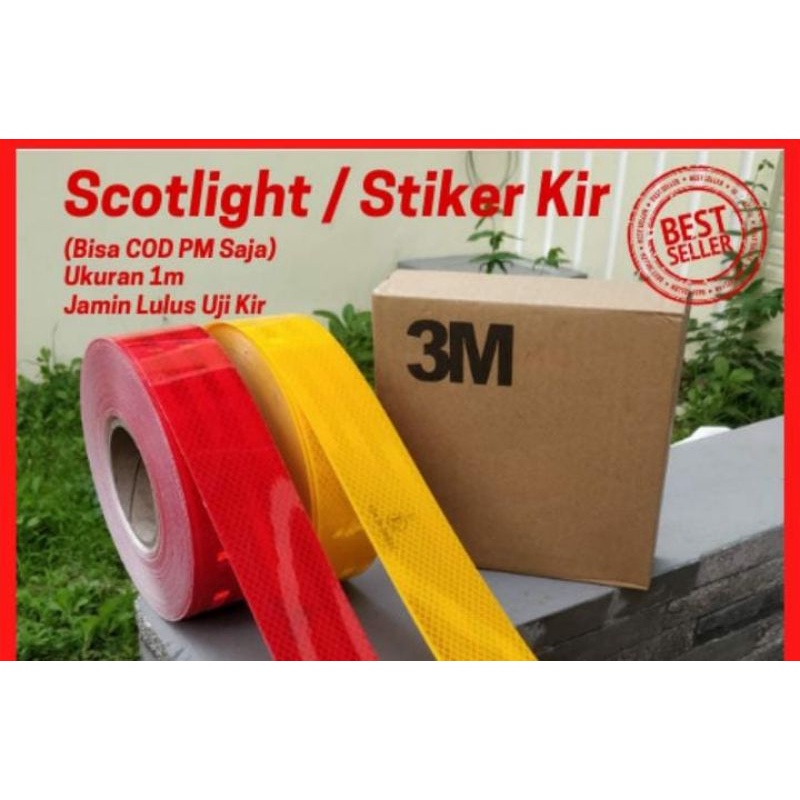 stiker reflektor 3M original 1 meter