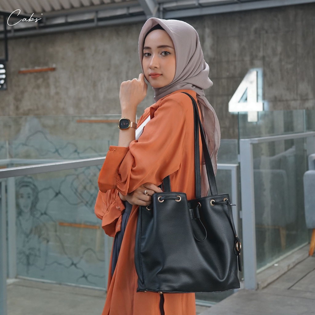 CABS - Bucket Bag Wanita Kekinian Bahan Kulit Serbaguna