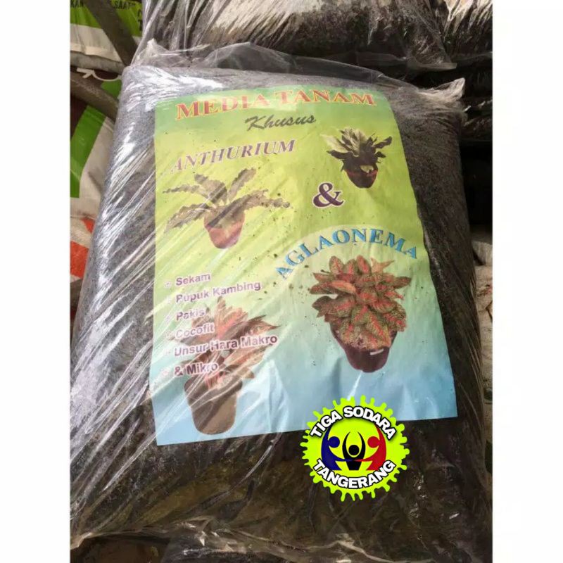 Media Tanam Khusus Anthurium dan Aglonema 1 karung