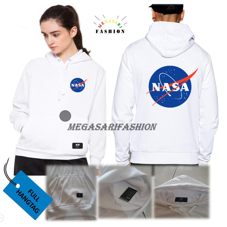 Sweater Hoodie Distro NASA/Jaket Korea Jaket Suiter - Jaket Sweater Pria Wanita