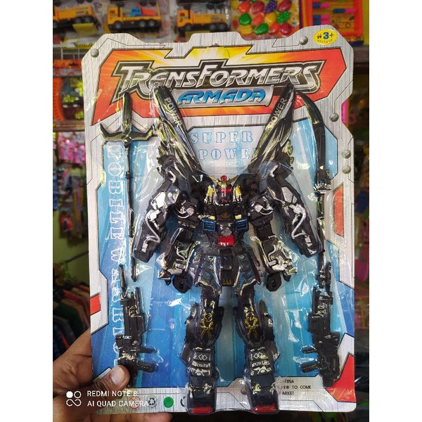 mainan anak robot transformer
