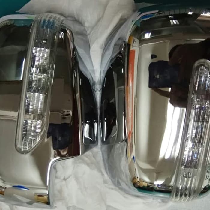 Cover Spion Mirror Cover Mobil Pajero Sport Lama Chrome With Lamp