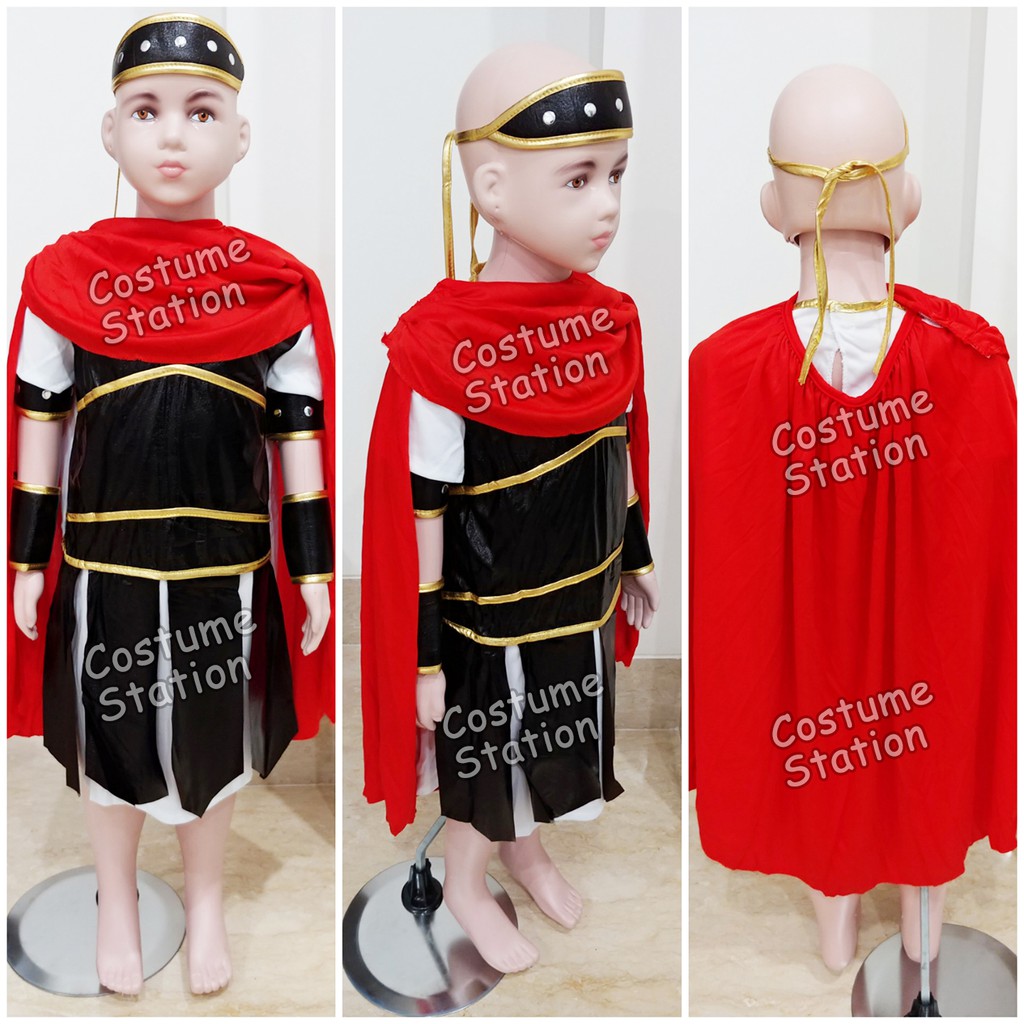 Kostum Ksatria Prajurit Romawi / Costume Roman Knight anak laki