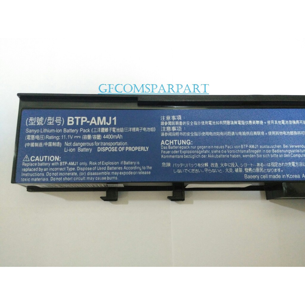 Baterai Laptop Original ACER Aspire Extensa 4620Z 4630Z 2920 2920-1A2G16Mi 4320 Travelmate