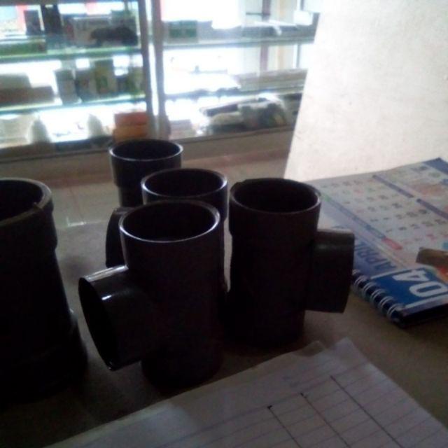 Tee 1.1/4 Inchi Trilliun - T Cabang Tiga Sambungan Paralon Pipa Pvc