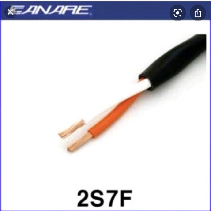 Kabel Speaker Canare 2S7F 16 AWG Canare 2S7F Original Canare Kabel Speaker 2x2,5