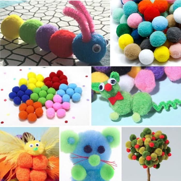 Mini Pom Poms 20mm (10ps)