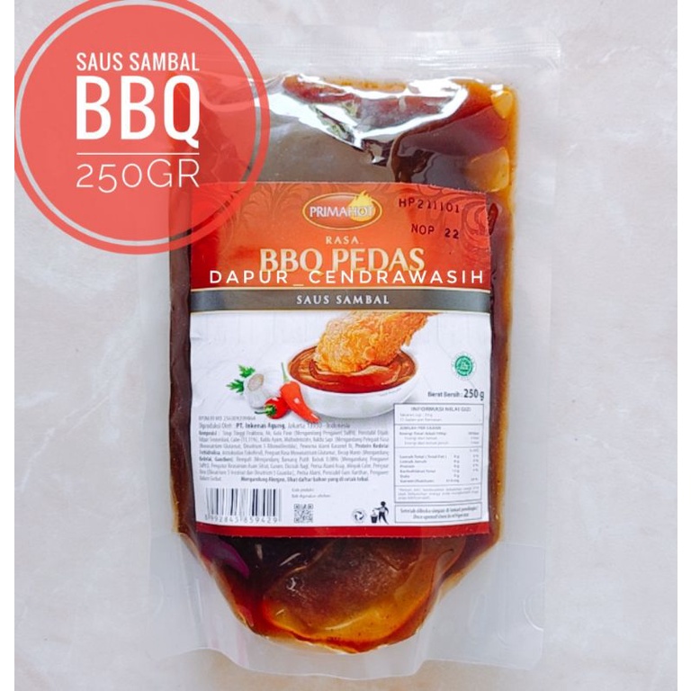 

PRIMA AGUNG Saus Sambal Rasa Barbeque BBQ 250gr