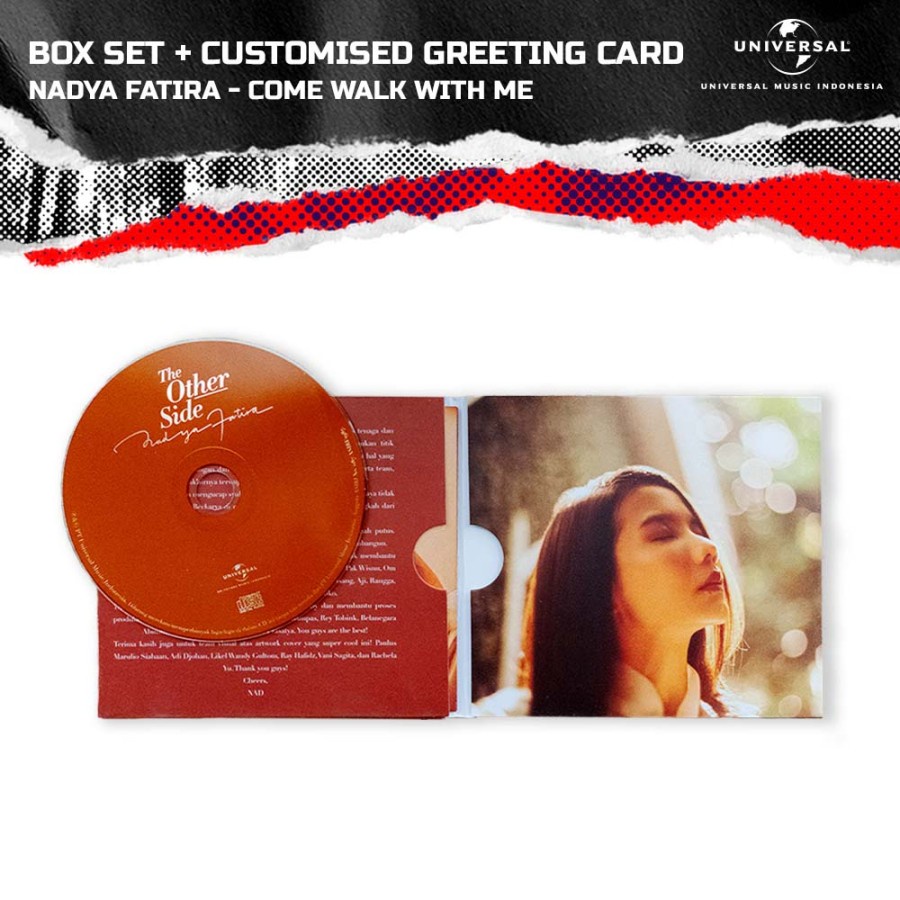 Universal Music Indonesia - Nadya Fatira &quot;Come Walk With Me&quot; Box Set + Customised Greeting Card