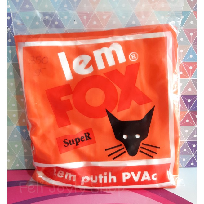 

LEM FOX PUTIH 350GR PVAC LATEX WEGABOND SLIME ADHESIVE PLAMUR MURAH