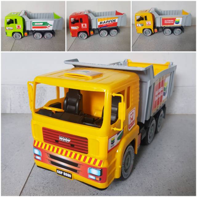 Mainan Mobil Dump Truk - Mainan Mobil Truk Tanah - Mainan Mobil Truk Sawit - Mainan Mobil Batubara