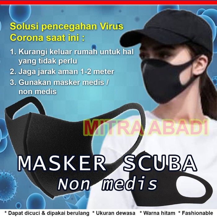 Masker Kain SCUBA ( Masker NON-MEDIS )