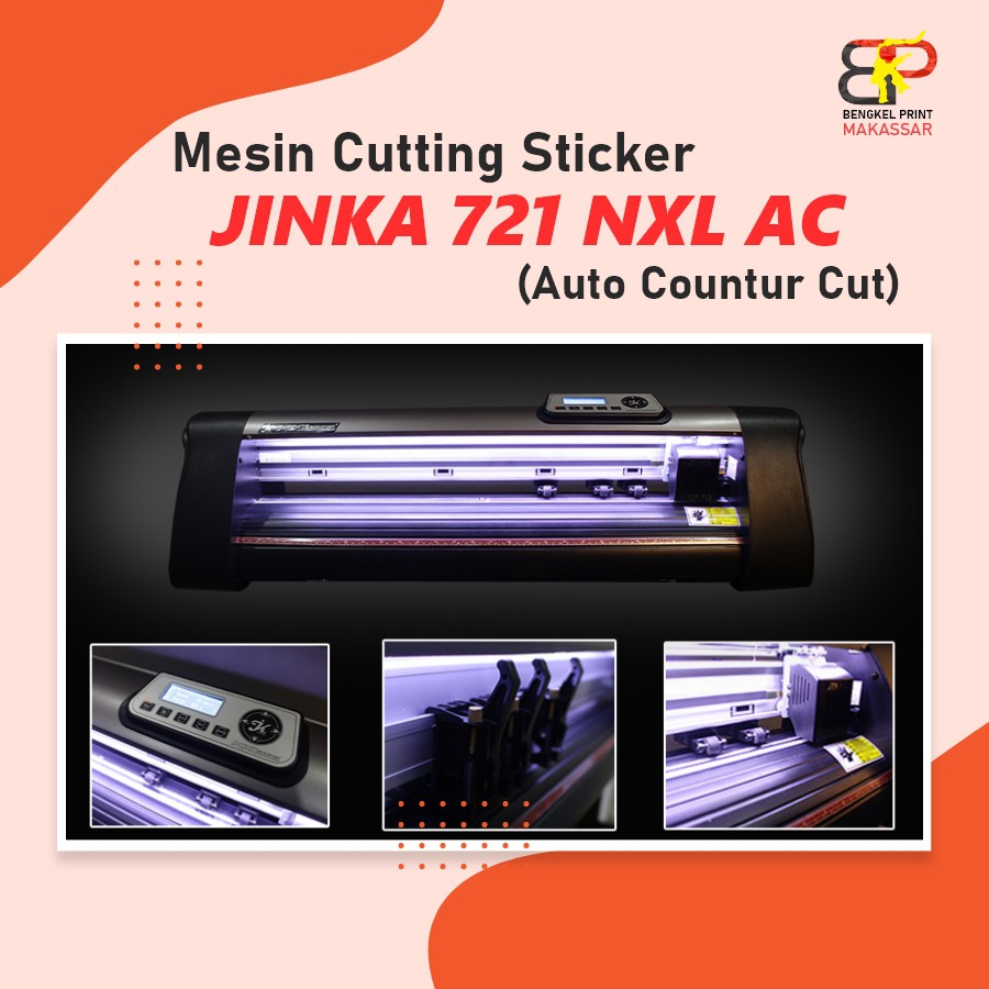 Mesin Cutting Sticker JINKA NXL 721 AC (Auto Countur Cut)