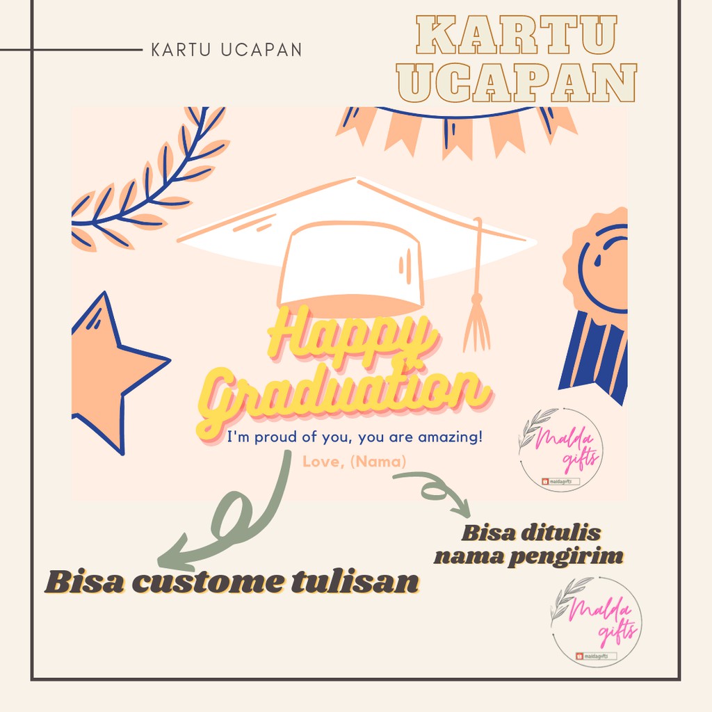 Gift Card Greeting Card Kartu Ucapan Kartu Ucapan Ulang Tahun Wisuda Anniversary Wedding Indonesia