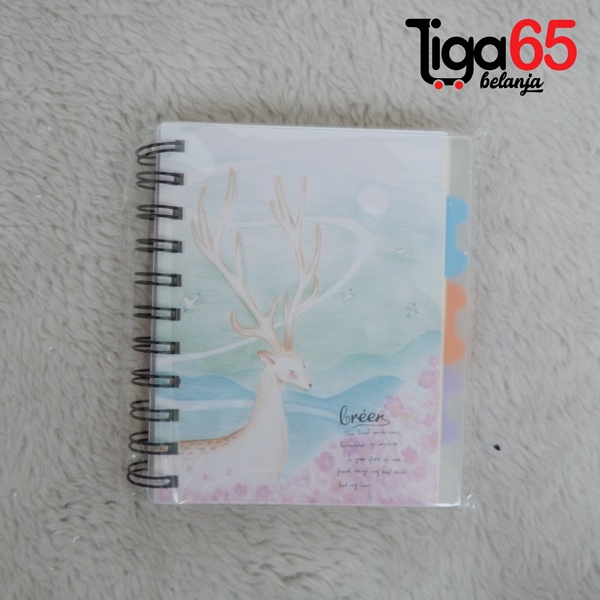 365 RING BOOK #40996 Type XQ64 Note Book Fancy Karakter / Buku &amp; Alat Tulis