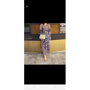 dress kimono batik wanita 3d