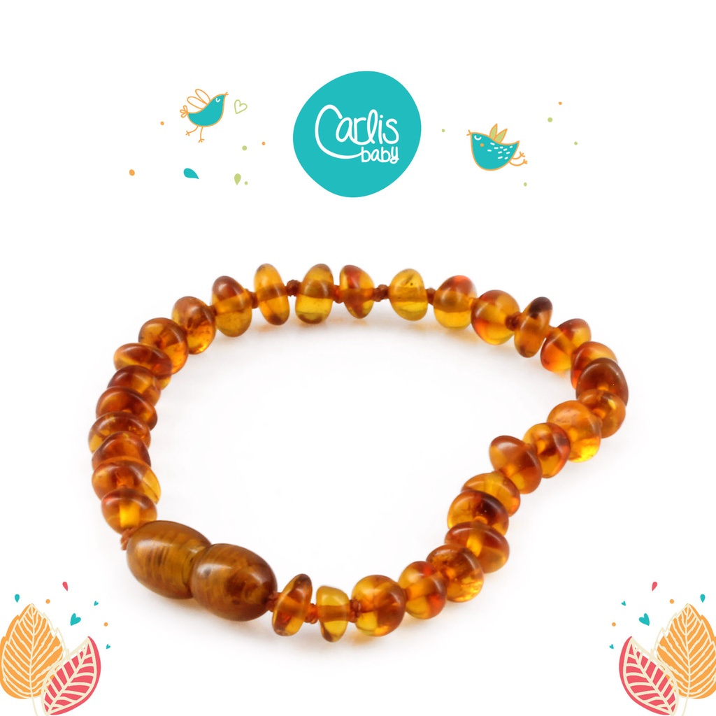 XR53C Kalung dan Gelang Amber Tumbuh Gigi Bayi By Carlis Baby