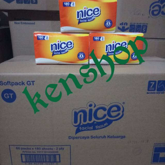 Tissue Nice Facial 180's ( GO - SEND ONLY... !!! )-1