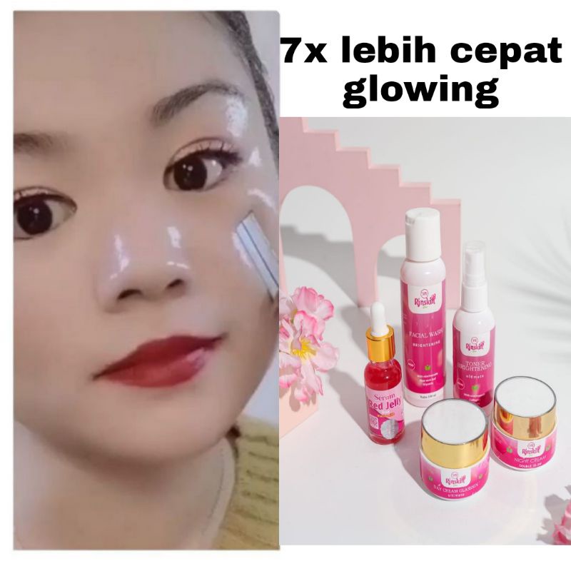 CREAM BPOM PEMUTIH WAJAH AMPUH NRGLOW/NR RJNSKINGLOW CREAM GLOWING TERLARIS