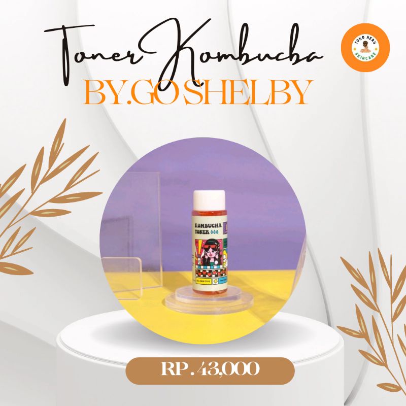 READY [RESSELER. SIDOARJO] KOMBUCHA EXFOLIATING TONER GOSHELBY / TONER KOMBUCHA✅️