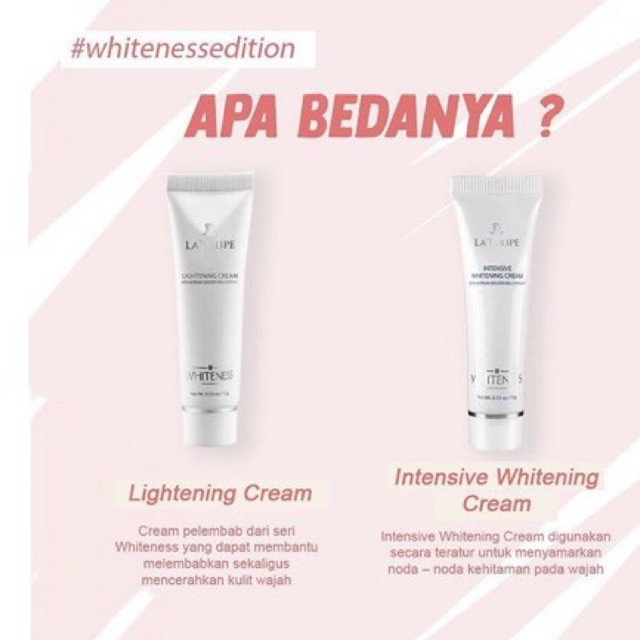 La Tulipe Intensive Whitening Cream