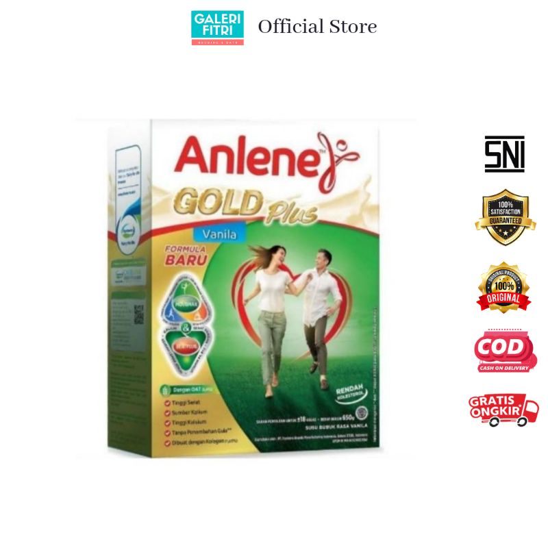 

Susu Anlene Gold Plus 650gram - Susu Anlene Gold Plus - Anlene Murah - Susu Bubuk Anlene - Susu Anlene