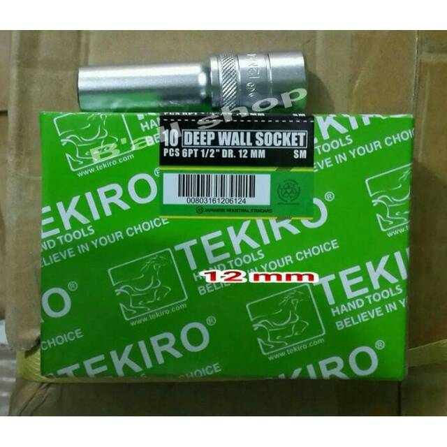 Mata Sock Deep Wall DR 1/2&quot; 12 mm Tekiro