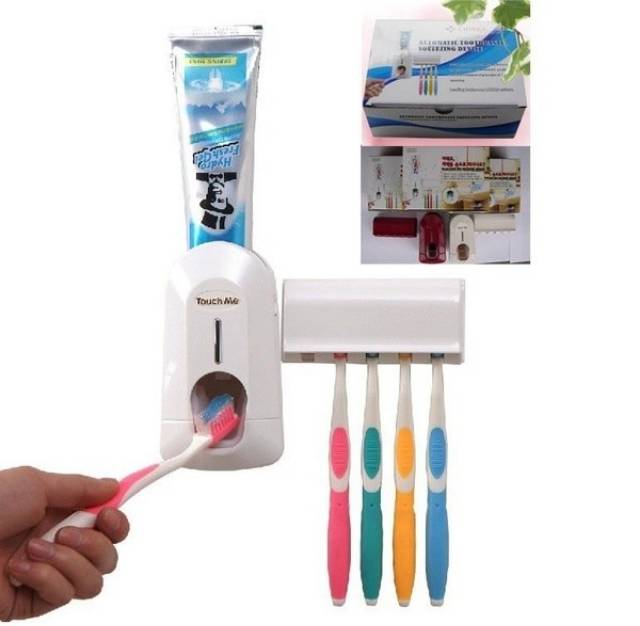 Toothpaste Dispenser Odol Otomatis Tempat sikat gigi Unik