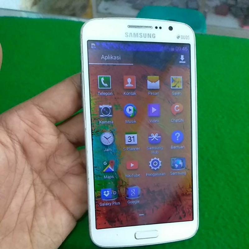 samsung galaxy grand 2 sm-G7102 pernah ganti lcd mesin normal