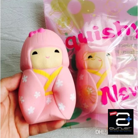 Squishy Lucu Boneka Jepang Squishy Murah Cute Kimono Girl Squishy Murah