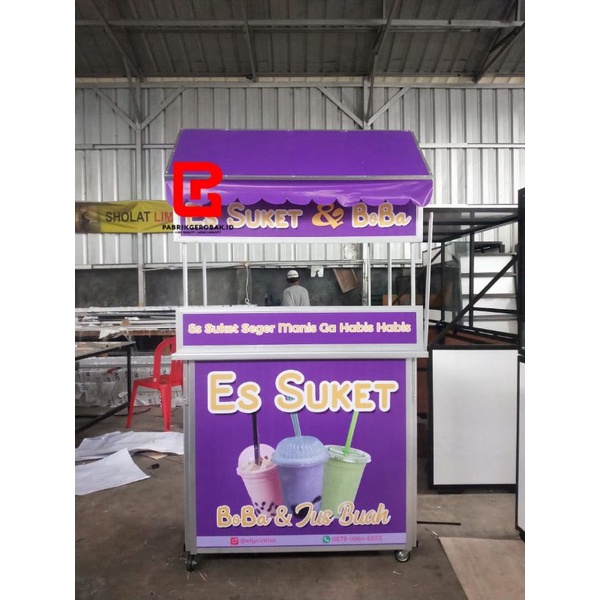 Booth Portable Lipat atap segotiga termurah