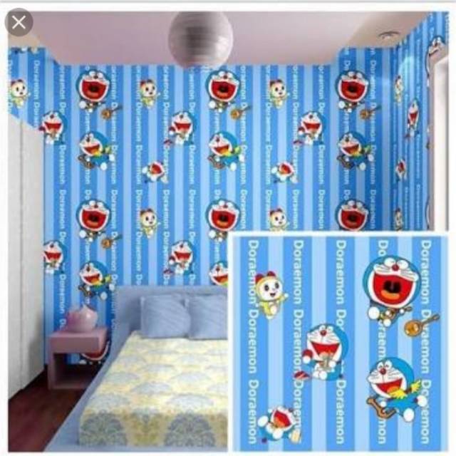 WALLPAPER DINDING DORA EMON SALUR