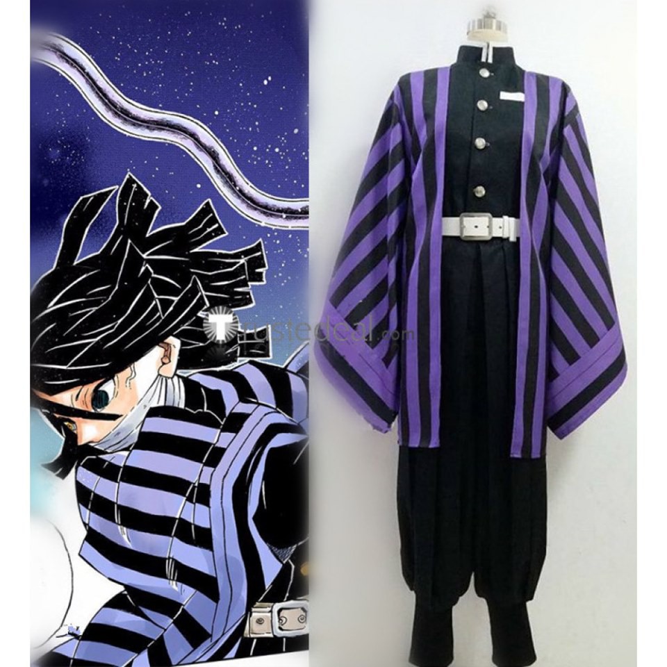 [QTAKASI] FULLSET OBANAI IGURO KIMETSU NO YAIBA COSTUME COSPLAY