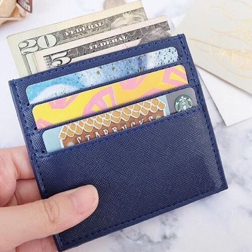 CARD HOLDER 6 SLOT Kartu + 1 SLOT FOR MONEY | Walletcard/ Dompet Kartu Portable Mudah Dibawa