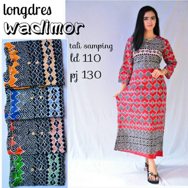 Longdress wadimor grosir baju tidur lengan panjang daster murah wanitaasli pekalongan