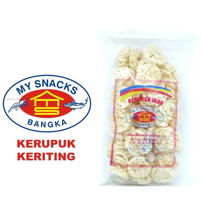 

Kerupuk Keriting Kecil Bangka 200 Gram My Snacks Bangka