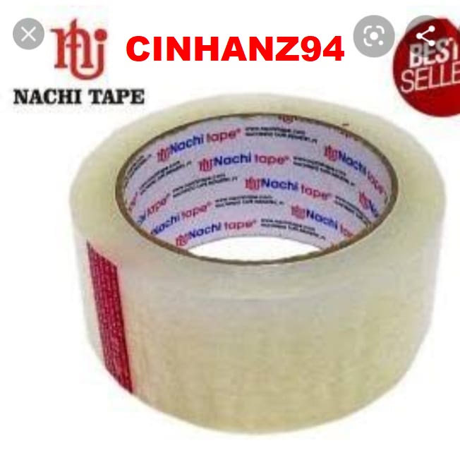 

HANZ ELEKTRONIK LA002 LAKBAN NACHI BENING 2inch x 100 yard / LAKBAN ISOLASI TAPE NACHI BENING