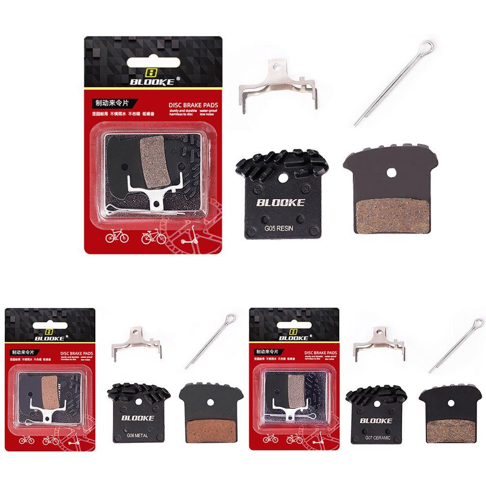 AUGUSTINA Pad Rem Penghilang Panas Resin Keramik Disc Heat Dissipation Brake Pads Sepeda Kaliper Hidrolik Bersepeda Aksesoris Disc Brake Pad