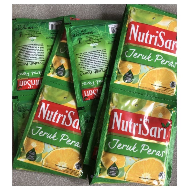 

nutrisari jeruk peras 1 renceng isi 10 saset