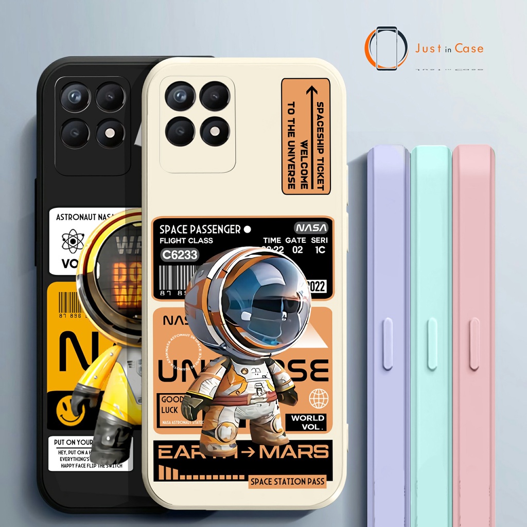 Case Macaron NASA (UV11) Softcase Realme 8i 8/8Pro C35 C31 C25 C21 C20 C17 C15 C12 C11 5 5i 5s 5 Pro 6 6 Pro 7 7 Pro C3 C2 Narzo 20 pro 30a 50a