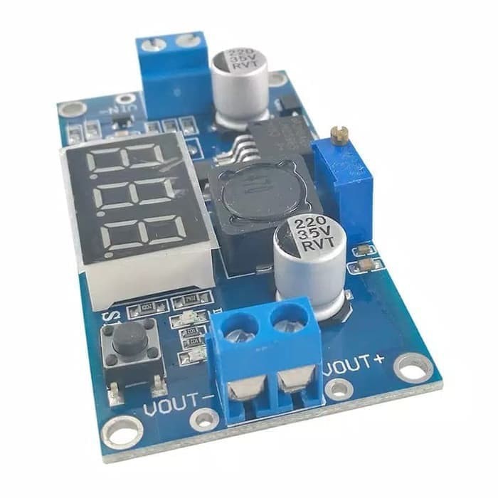 LM2596 Voltmeter Step down DC-DC Adjustable Module 4.0-40v ke 1.3-37v